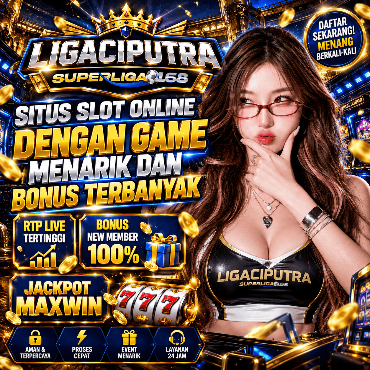 LIGACIPUTRA - SUPERLIGA168 | Situs Slot Online Dengan Game Menarik Dan Bonus Terbanyak